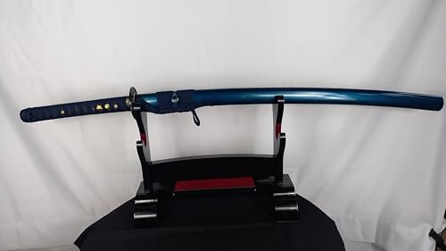 Katana Schwert echt Samurai Schwert aus Stahl mit Einer Scheide für Schnittübung für Sammler Dekoration oder als Geschenk