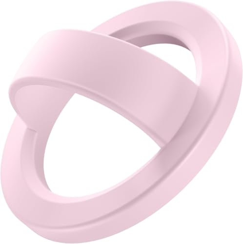Yamobi Mobile Phone Ring Holder,360° Rotatable as Stand Ring Magnetic Holder,Phone Grip Holder,Phone Grip Holder,Handy Ring Halterung Fingerhalter für Smartphone,Rosa