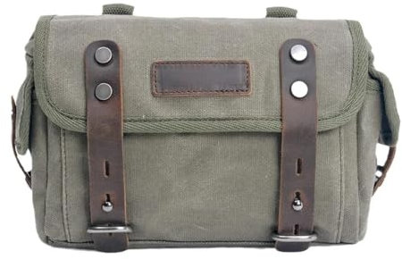 Motorrad Hecktasche Motorrad wasserdichte Tasche Gepäck Tasche Reitausrüstung Schulter Messenger Mit Kopf Leder Abnehmbare Motorradtasche(Grün)