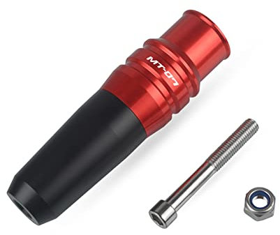 Sturzpads Motorrad Für Y┐AMAHA MT07 MT FZ 07 2013-2020 2019 2018 Motorrad CNC Rahmen Crash Pads Auspuffschieber Crash Protector(Red,1pcs)