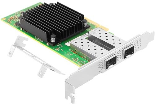 Euqvos Für Mellanox ConnectX5 auf 25 GB Ethernet-Netzwerkadapter, vergleichbar mit MCX512A-ACAT, Dual SFP28 Ports PCIe 3.0X8, RDMA, NIC 25 Gigabit für Windows/Windows Server/Linux