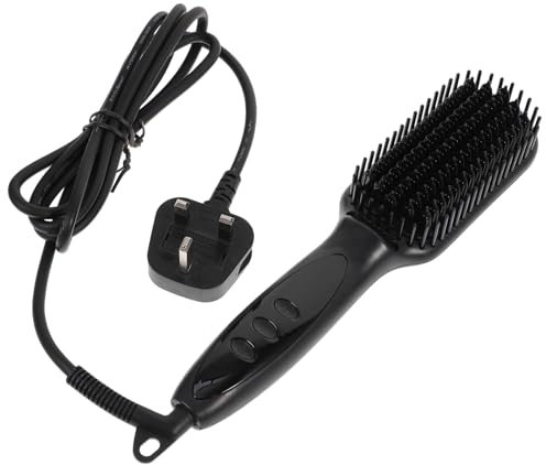 minkissy 6 Bartglättungskamm Kämme Für Männer Haarkamm Bartkamm Für Männer Werkzeuge Haarstyler Glättkamm Elektrische Bartglättung Beheizte Bürste Haarglätterbürste Keramik