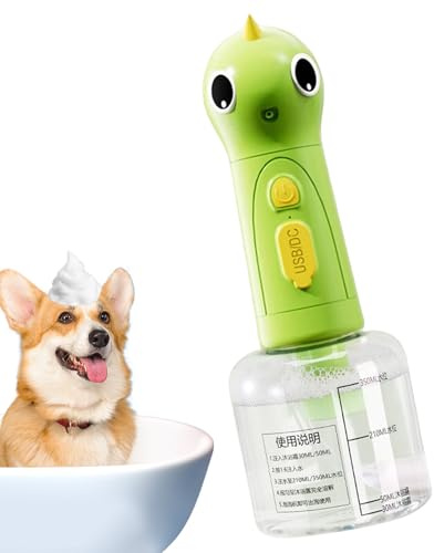 Schaumseifenspender für Hunde – Bade-Bubbler für Haustiere, automatisches Katzenduschgel | Effizientes Waschen, niedlich, Seifenblasen für Badezimmer