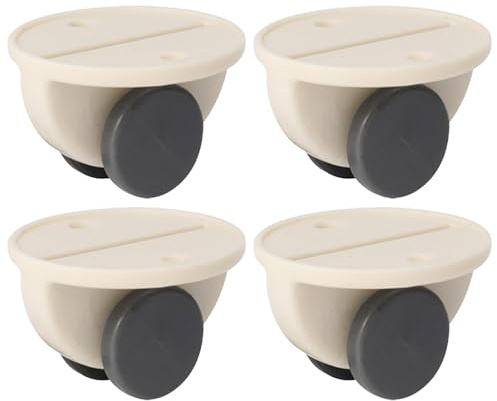 Adhesive Casters - Non Swivel Casters - Mini Fixed Wheels, Small Wheels For Storage Boxes, Adhesive Rolling Feet For Small Appliances