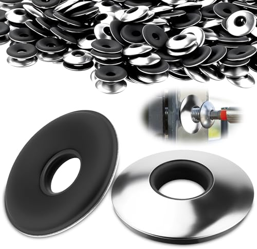TXXATX Dischi di tenuta EPDM M8x22 mm, 60 dischi di tenuta con rivestimento in neoprene, rondelle in acciaio inossidabile, dischi di tenuta, viti per avvitatori a percussione, viti per lamiera