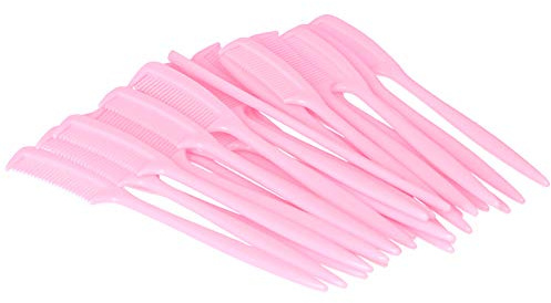 TOPINCN Mini Pettine per Sopracciglia Set di Pennelli per Ciglia Strumento Cosmetico Compatto per Mettere in Ordine i Capelli Randagi, Adatto per Saloni di Bellezza Ed Economico