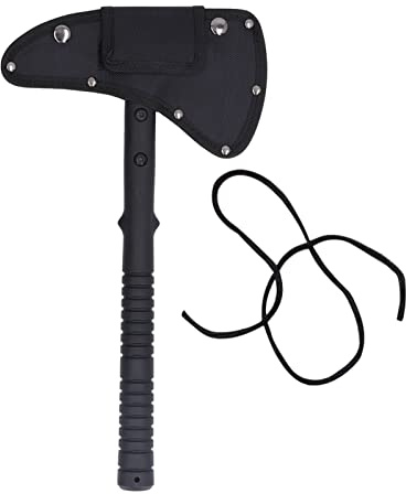 Gavigain Camping Hatchet Hex Set Screws Steel Curved Blade Portable Outdoor Multifunctional Axe for Fire Engineers Outdoor
