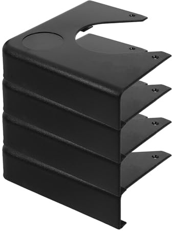 Toyvian 4pcs Pool Table Corner Plates Billiard Table Accessory with Quick Installation and Resin Hard Plastic Material, Enhances Stability for Game Room Corner Guard Protection