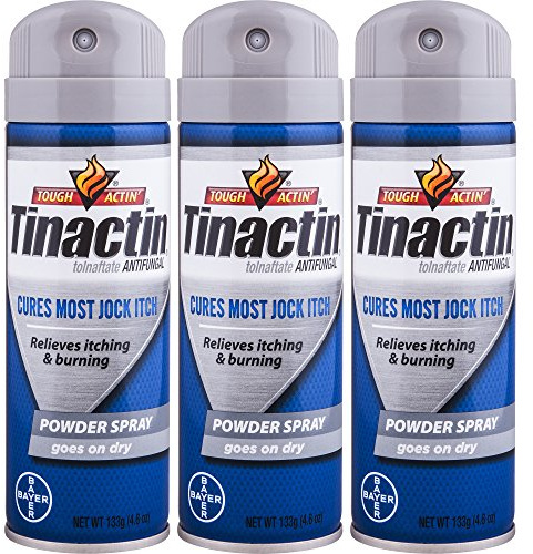 Tinactin Jock Itch Spray Powder,4.6 oz. (Pack of 3)