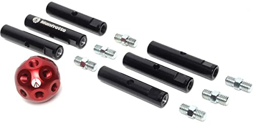 Manfrotto MSY0580A Dado Kit mit 6 Stangen für Fotobeleuchtung und Griffausrüstung