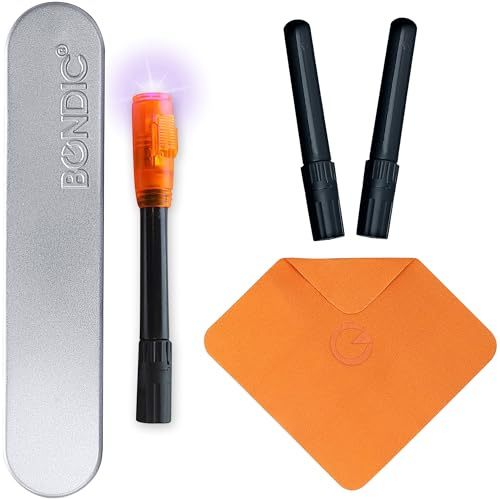 Bondic Pro UV Resin Kit Liquid Plastic Welding Kit, Ultraviolet UV Super Glue, Plastic Repair for Home, Jewelry Adhesive Epoxy for Glass Light
