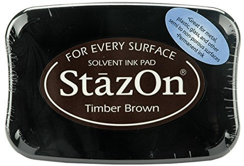 StazOn Color Ink Pad Color: Timber Brown by Tsukineko