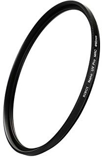 Sirui SUUV37A - Filtro Ultravioleta de Aluminio Ultra Delgado S-Pro Nano MC de 37 mm, Color Negro