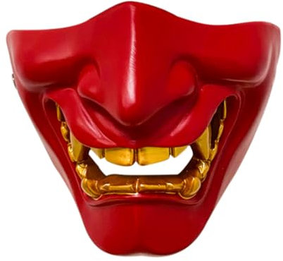 Lejie Prajna Tactique Airsoft Paintball Demi Visage Masque De Protection Nouveauté Halloween Masque Cosplay Adulte Partie Décoration Accessoires
