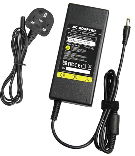 ARyee 19V 4.74A Laptop Charger Compatible with Toshiba C40 C50 C50D C55 C645 C650 C650D C655 C655D C660 C675 C70, Toshiba Portege R30 R705 R830 R835 R840 R845 R845-S95 R850 R930 R935(5.5 x 2.5mm)