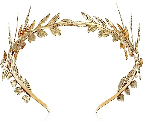Beaupretty Haarschmuck Lorbeerkranz Rom Römischen Stirnband Goldene Stirnband Vintage Olivenblatt Haarband Kopfschmuck Göttin Blatt Lorbeerkranz Caesar Herren