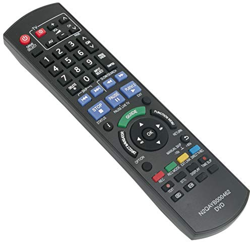 N2QAYB000462 Remote Control Fit for Panasonic DVD Recorder DMR-EX72S | DMR-EX72SEGS DMR-EX769EB DMR-EX769EF DMR-EX773 DMR-EX773EBK DMR-EX79 DMR-EX83 DMR-EX83EB