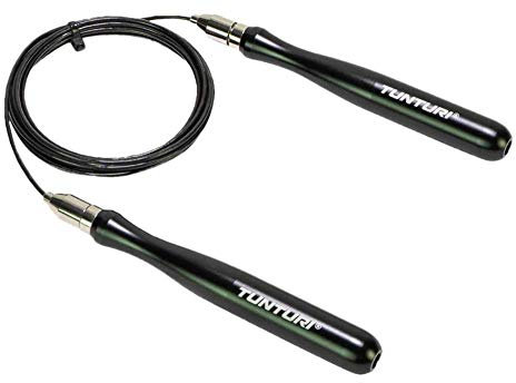Tunturi Verstellbares Springseil Pro - Speed Rope - 3m- Schwarz
