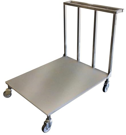 Chariot Plateforme Inox 304 Plateau Plein - L2G - 410102