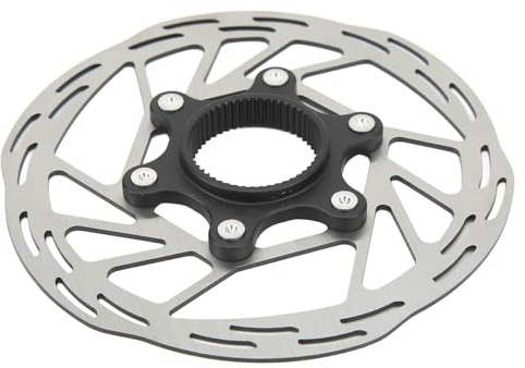 Rotor de Freno de Disco de Bicicleta Rotores de Bicicleta de 140 Mm Acero Inoxidable Y Aleación de Aluminio Rotor de Disco Centerlock para Bicicleta de Carretera Bicicleta de Montaña BMX MTB