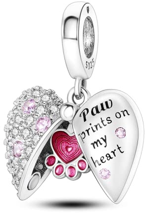 Parmuz 925 Sterling Silber Charms für Armbänder und Halsketten Glas Stern Mond Schmetterling Sternmond süße Katze Lucky Armband Charme Perlen Ästhetisches Anhänger Geschenk für Frauen