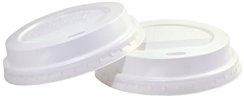 Deckel für Coffee to go Becher 0,2l und 0,3l, 100Stk mit Trinkloch, 80mm