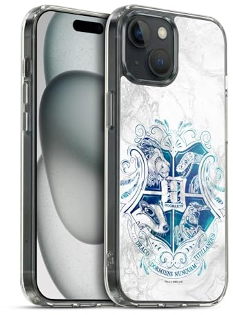 Head Case Designs Offizielle Harry Potter Hogwarts Aguamenti Deathly Hallows IX Gelhülle [Militärischer Schutzgrad] Kompatibel Mit Apple iPhone 15 Und Kompatibel Mit MagSafe