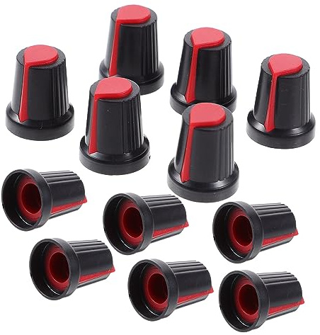 Toyvian 50stücke Potentiometer-knopf Ersatzknöpfe Für Gitarren Lautstärkeregler Instrumente