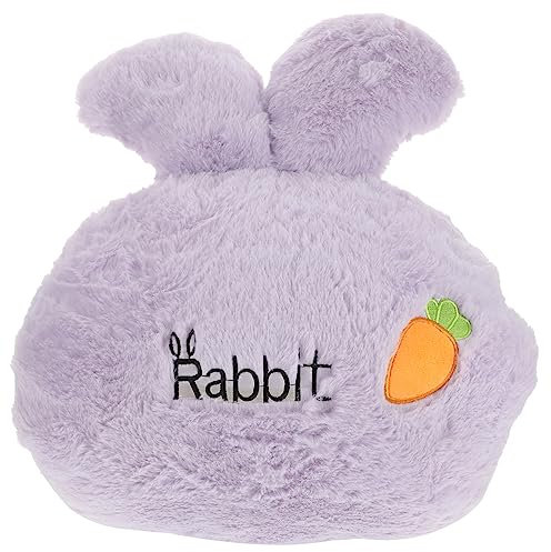 Abaodam Kaninchen Kissen Plüschtier Handwärmer Cartoon Kaninchenpuppe Für Dekoration Sofadekoration Schlafzimmer Zimmer