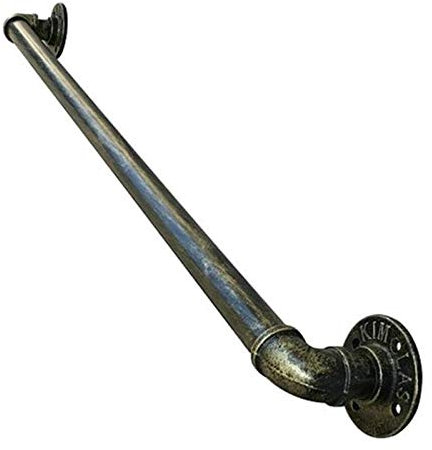 handlauf Edelstahl aussen Haltegriff für den Außenbereich Treppenhandlauf Geländer Treppengeländer-Stützset Treppengeländer für Innen- und Außenhandläufe/Außenwandmontage Antikbronze (Größe: