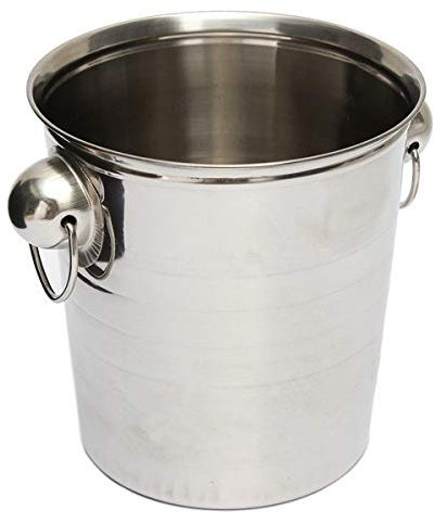 Secchielli per Il Ghiaccio Raffreddatore per Bevande Secchiello per Punch in Acciaio Inossidabile Argento Secchiello per Ghiaccio per Vino Raffreddatore per Birra Raffreddatore per Champagne Bar per