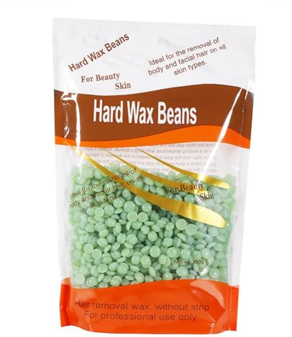 Jrifedptry 300g Ceretta Fagioli di Cera per Depilazione Corpo Completo Film Caldo Duro Depilatorio Cera Perline per Riscaldatore di Cera Macchina Facile Installare E