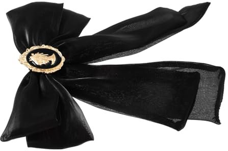 JEWEDECO Schleifenbrosche Für Damen Kleidungsbrosche Anzugbrosche Corsage Hemd Hutbrosche Ästhetische Anstecknadel Organza Doppelt Verwendbar Für Verschiedene Anlässe