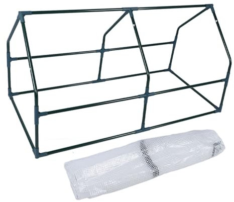 Anlehngewächshaus aus Aluminium, kompaktes Tomaten-Gartenhaus, Gewächshauszelt für den Innen- und Außenbereich, professionelles frostsicheres und winddichtes Design mit starkem Stahlrahmen u
