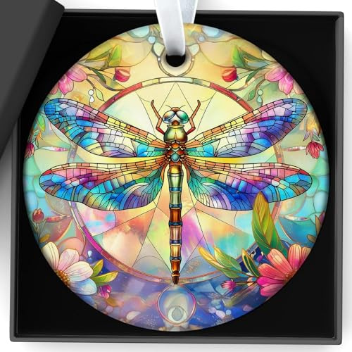 Gifts for Women Dragonfly Sun Catchers Similar Ceramic Sign for Windows Mum Gifts for Mothers Day Birthday Gifts for Nan Grandma Mom Women For The Garden for Gatherings Home Birthday Gifts