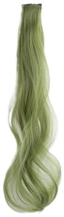 Hair Buns Hair Piece Long Curly Hair Color Piece Extensions Clip In Highlight Rainbow Streak Pink Synthetic Strands On Clips(12 pcs,T1B/4/30)