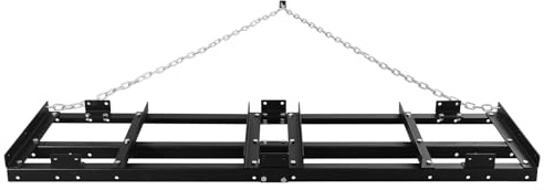 Strapazierfähiger Abschleppen hinter Rasenrechen und Landnivellierer, ideal für Kies, Erde und Heu, kompatibel mit ATV, UTV, Traktor und Rasenmäher