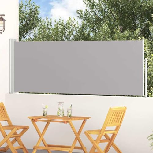 Genérico Toldo Lateral retráctil de jardín Gris 100x300 cm,Casa y jardín,Jardín,Artículos de Exterior,Sombrillas-48374