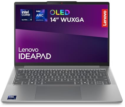 Lenovo IdeaPad Slim 5 | Laptop | Intel Ultra 9 | 32GB | 1TB | Ohne Netzteil | 14 WUXGA OLED Display | Intel Core Ultra 9 185H,16C | 1TBSSD | 32GB RAM | Intel Arc Grafik | QWERTZ | Windows 11 | Grau