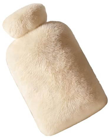 Fodera per borsa dell'acqua calda, 2 litri, riutilizzabile, a prova di perdite, per alleviare crampi e per il corpo, le mani, i piedi, la pancia, la casa, l'ufficio, i viaggi, il campeggio, l'inverno