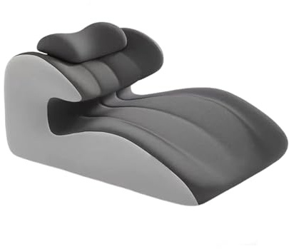 Fonowx Almohada para Piernas, Almohada para Tumbarse, Multiusos, Práctica, Elegante, Portátil, Elevación Suave de Piernas, Cojín Cómodo, Soporte P, Gris Claro Y Oscuro, tal como se describe
