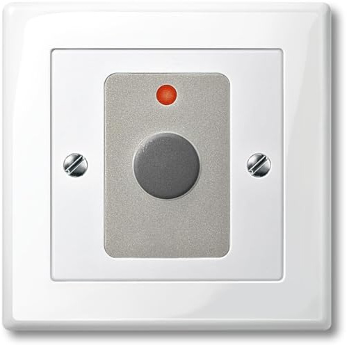 Merten MEG4851-0319 Abstelltastereinsatz mit Zentralplatte, polarweiß glänzend, System M