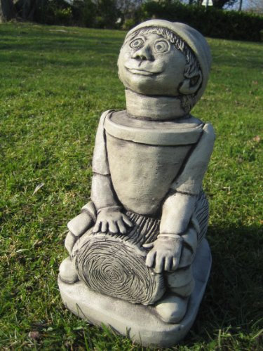 Bill ^ flower pot man stone garden ornament