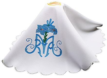 BLESSUME Altar Cloth Chalice Pall Chalice Veil (White 4)