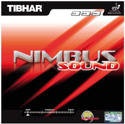 Tibhar Belag Nimbus Sound Farbe 2,0 mm, rot, Größe 2,0 mm, rot