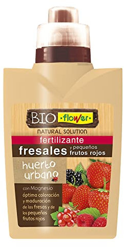 Flower - Fertilizante Bioflower para Fresales | Complejo Vitamínico 500ml | Bioestimulante para Frutos Rojos | Abono Líquido para Maduración Óptima, 10x6.2x19 cm