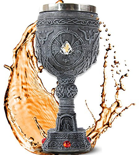 mtb more energy Kelch ''Gothic Dragon'' - Gargoyles und Drachenornamente - Deko Fantasy