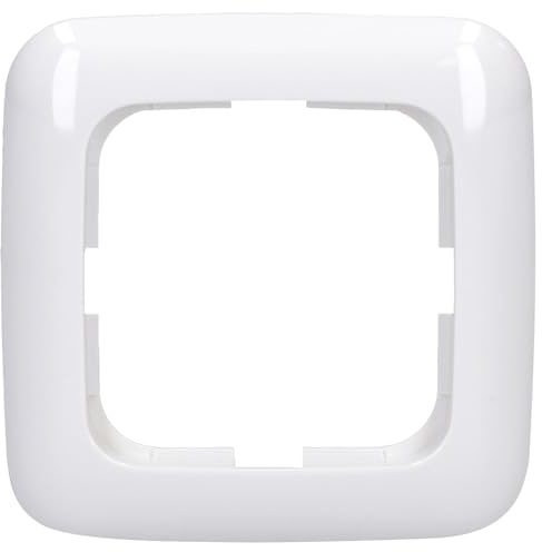 Busch Jäger Reflex SI – Schalter- und Steckdosen-Set, weiß (2511-214) Rahmen 1 Fach