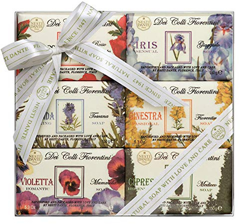 Nesti Dante Colli Fiorentini Gift Set/Geschenkset (Handseife aus natürlichen Inhaltsstoffen, langanhaltender Duft, Seife) 665009