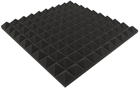Pyramiden - 4 Stk. ca. 49 cm x 49 cm x 4 cm - Akustik schaumstoff, Akustik Schaumstoff,Akustik Dämmung, Tonstudio